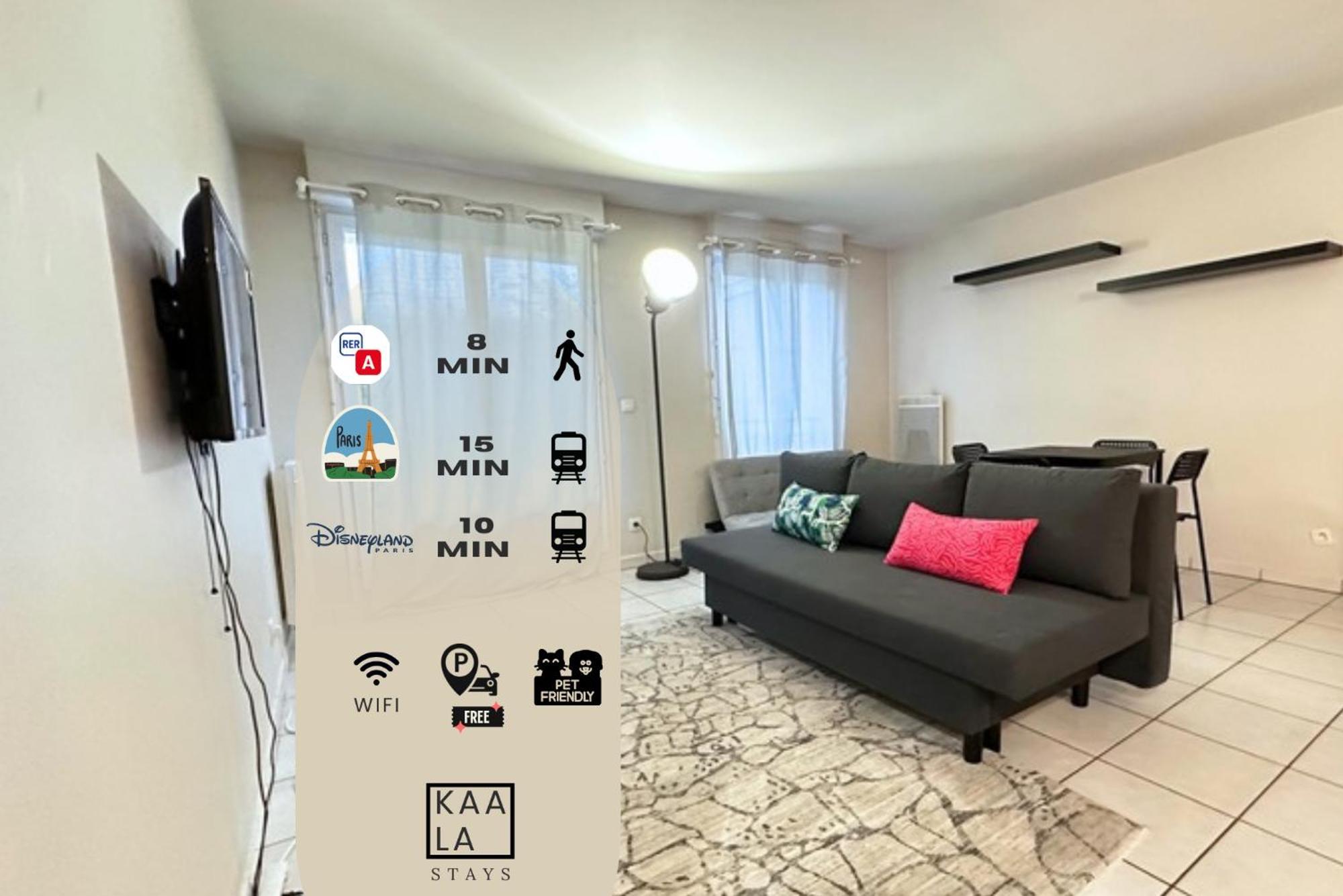 Kaala Stays - Apt Spacieux Paris-Disneyland Noisy-le-Grand Luaran gambar